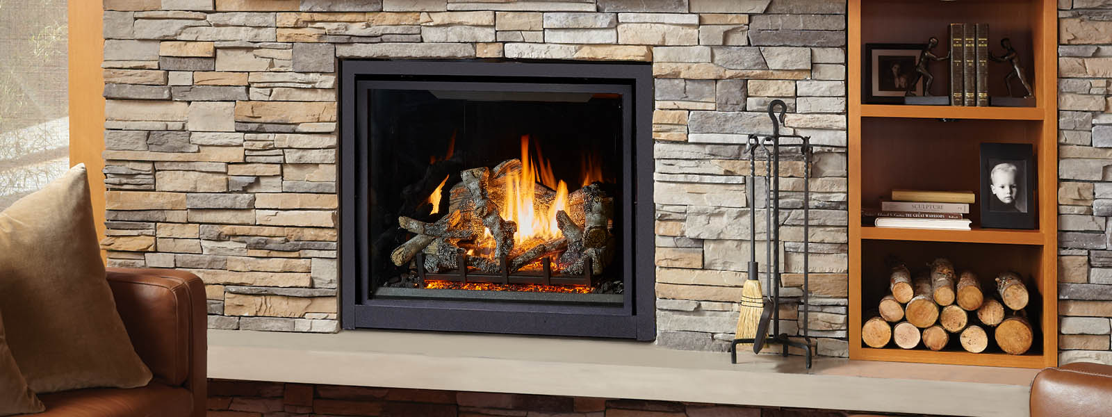 FireplaceX Traditional Probuilder Gas Fireplaces